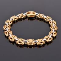 18K Gold Estate Bracelet - Sold for $1,536 on 11-09-2023 (Lot 1098).jpg